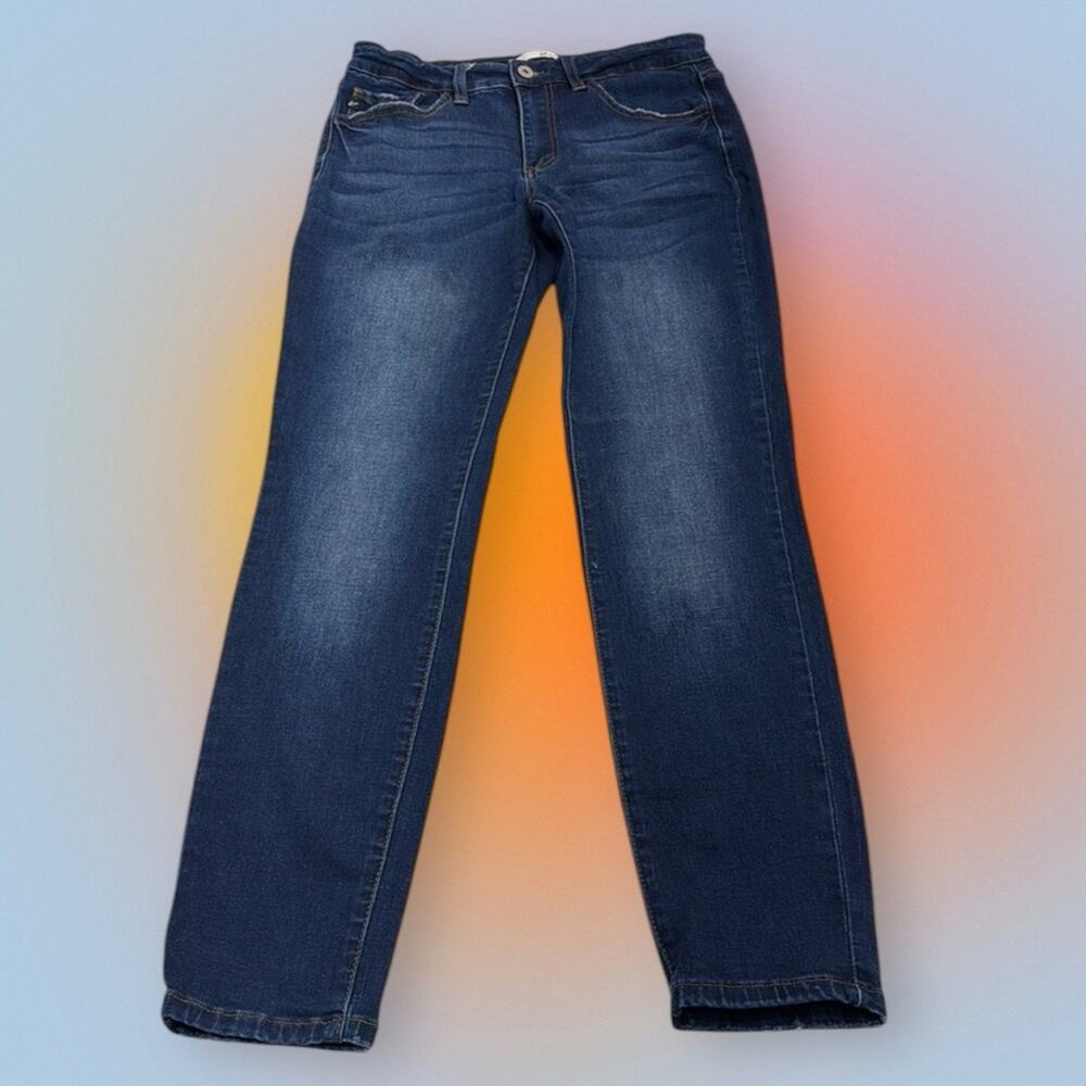 KanCan Women’s 28 Distressed Skinny Blue Jeans - Picture 2 of 5